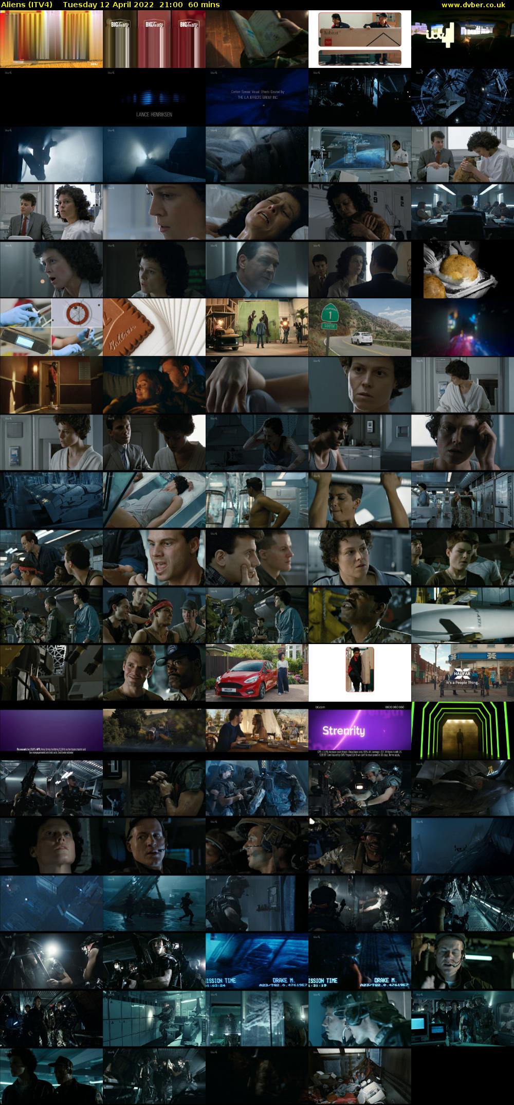Aliens (ITV4) Tuesday 12 April 2022 21:00 - 22:00