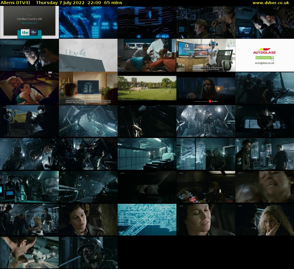 Aliens (ITV4) Thursday 7 July 2022 22:00 - 23:05