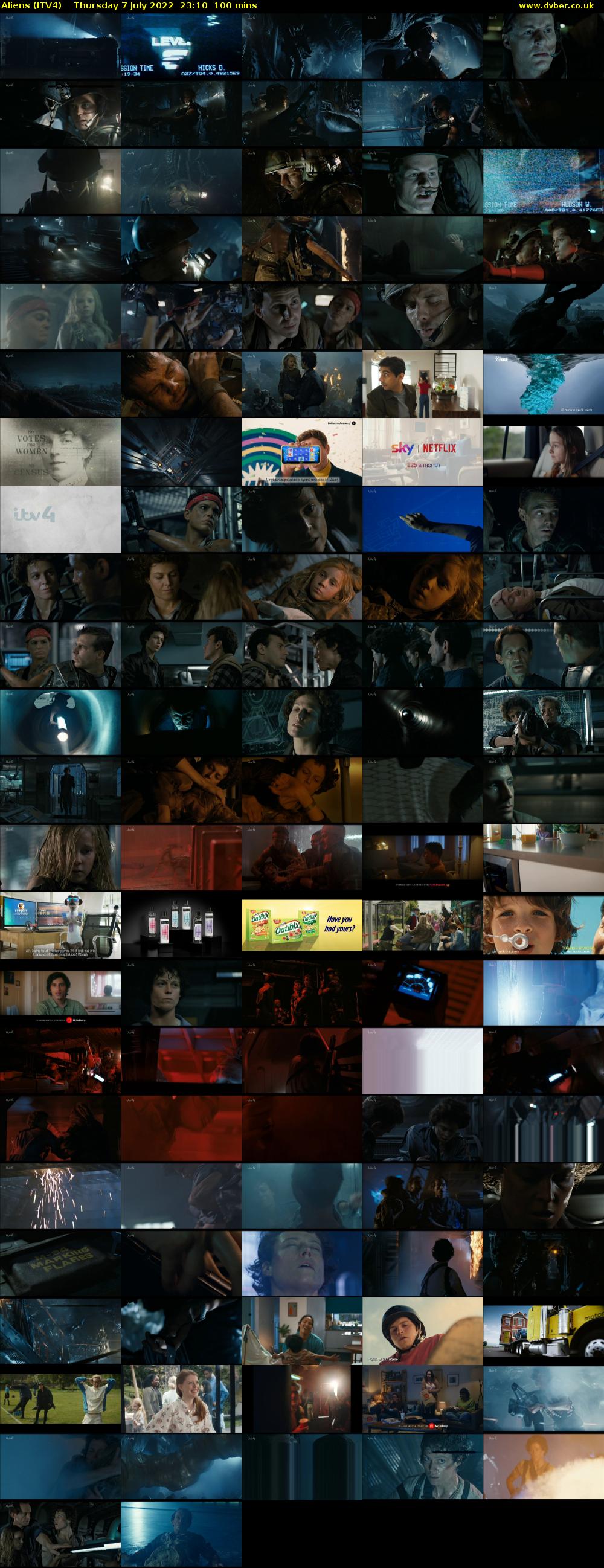Aliens (ITV4) Thursday 7 July 2022 23:10 - 00:50
