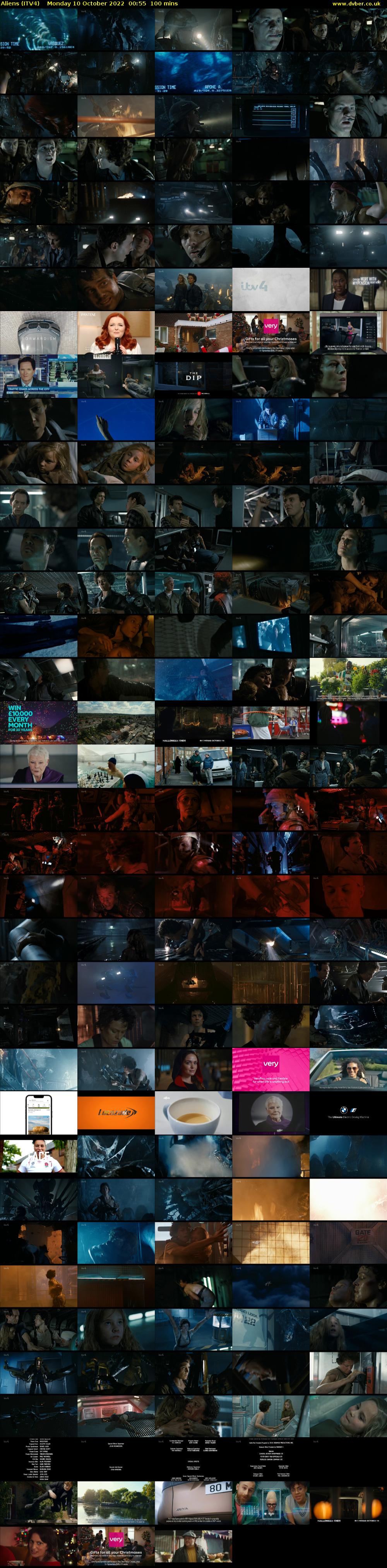 Aliens (ITV4) Monday 10 October 2022 00:55 - 02:35