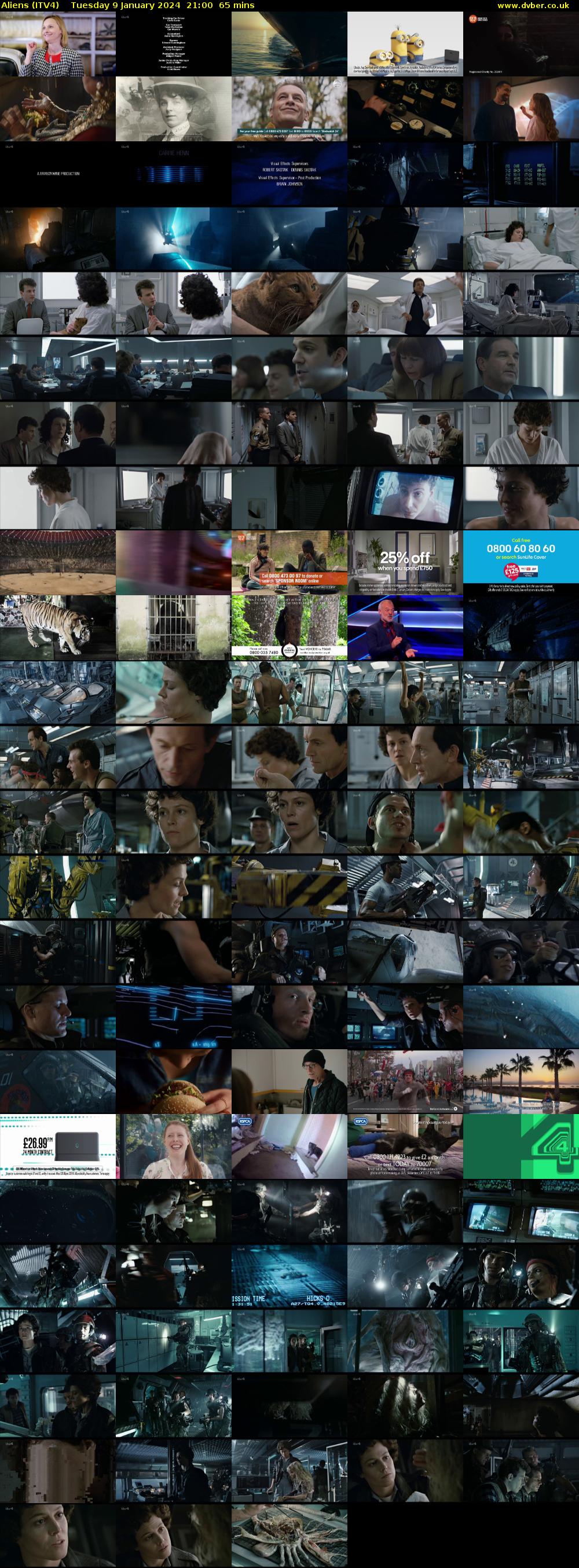 Aliens (ITV4) Tuesday 9 January 2024 21:00 - 22:05