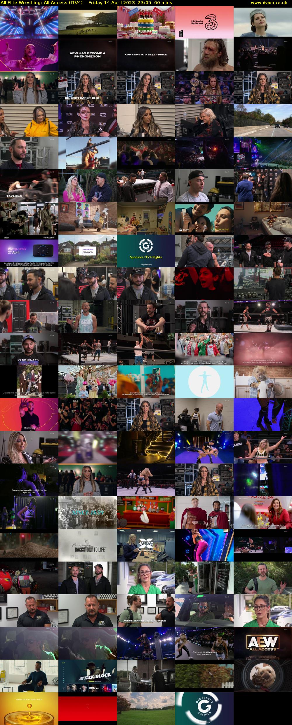 All Elite Wrestling: All Access (ITV4) Friday 14 April 2023 23:05 - 00:05