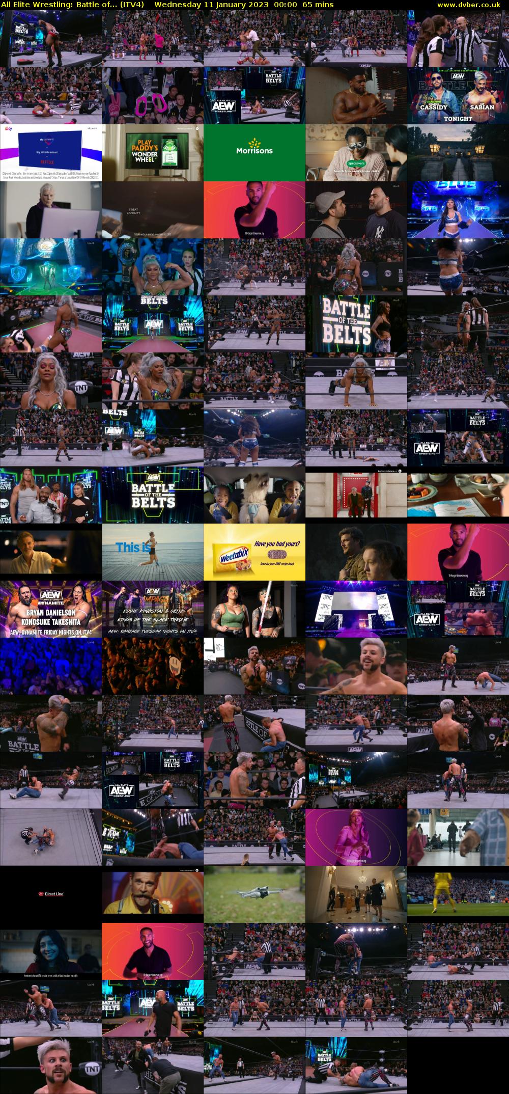 All Elite Wrestling: Battle of... (ITV4) Wednesday 11 January 2023 00:00 - 01:05