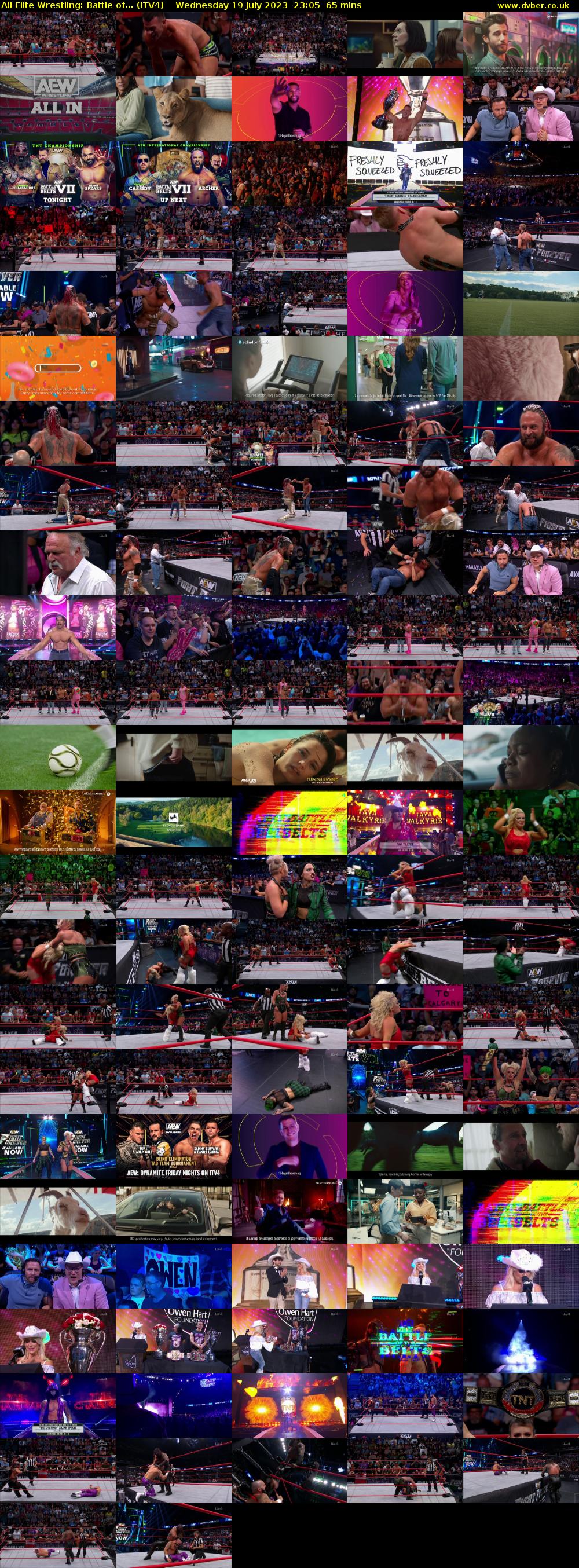All Elite Wrestling: Battle of... (ITV4) Wednesday 19 July 2023 23:05 - 00:10