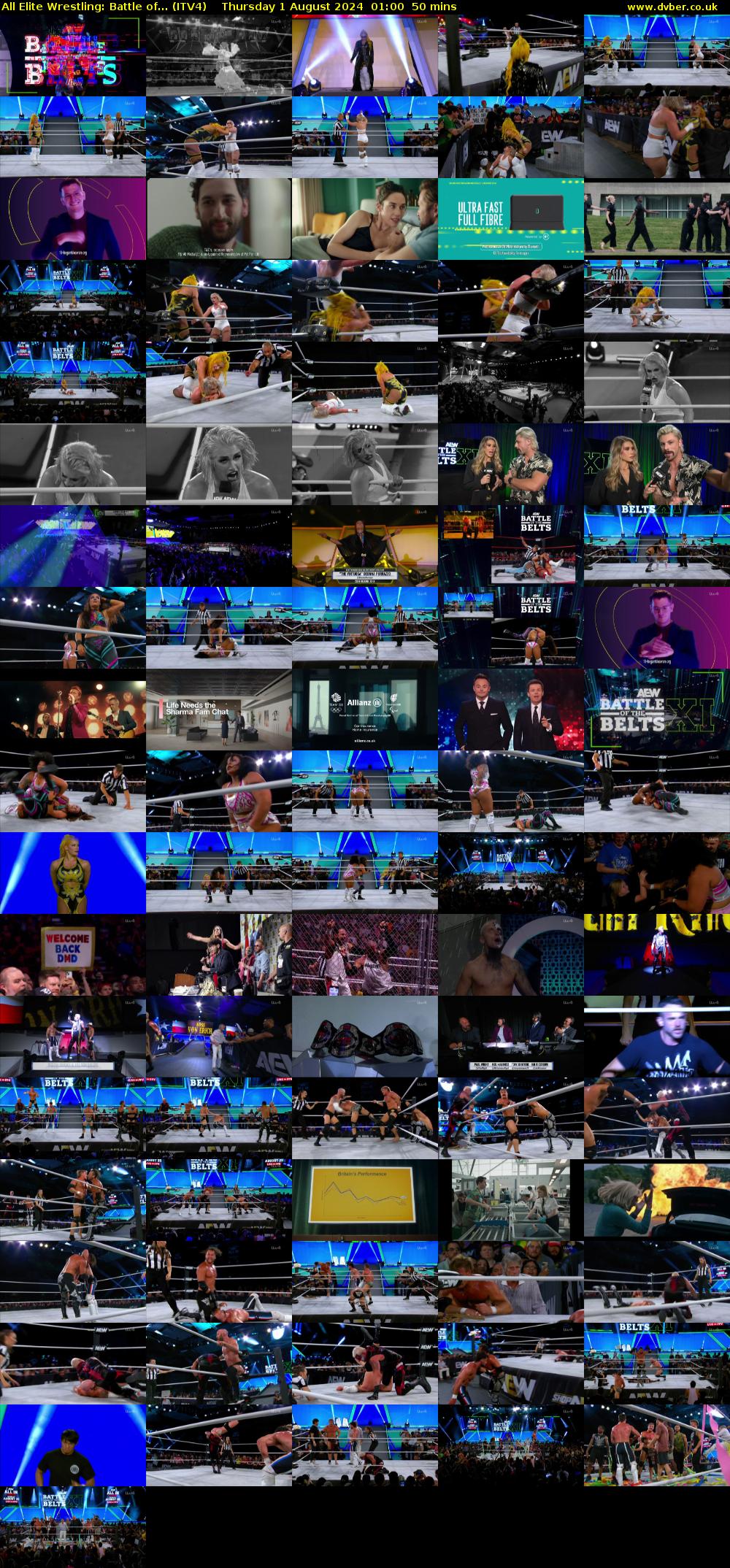 All Elite Wrestling: Battle of... (ITV4) Thursday 1 August 2024 01:00 - 01:50