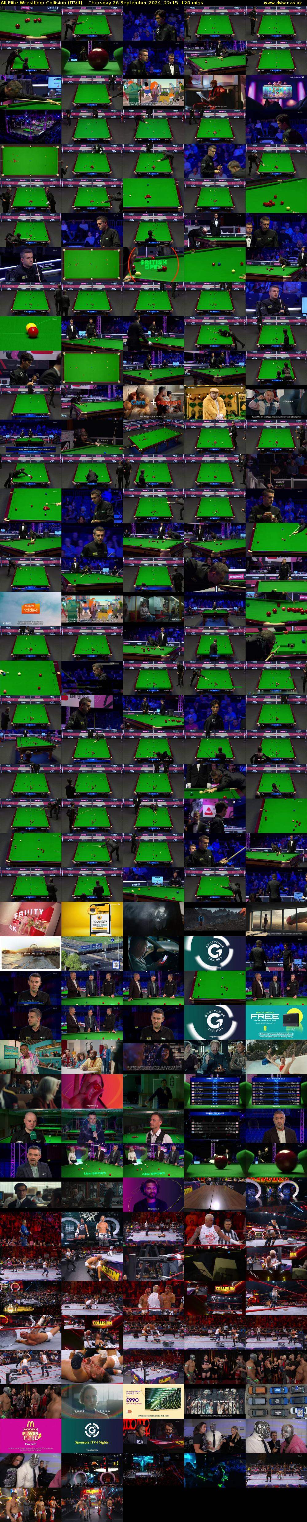 All Elite Wrestling: Collision (ITV4) Thursday 26 September 2024 22:15 - 00:15