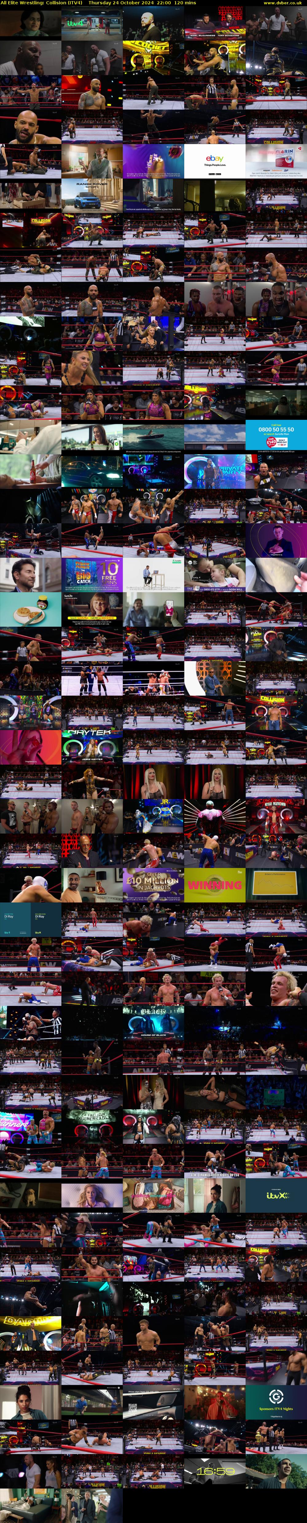 All Elite Wrestling: Collision (ITV4) Thursday 24 October 2024 22:00 - 00:00