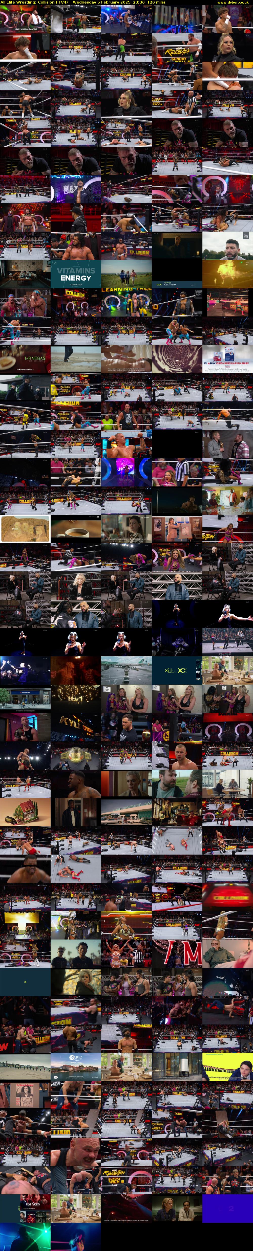 All Elite Wrestling: Collision (ITV4) Wednesday 5 February 2025 23:30 - 01:30