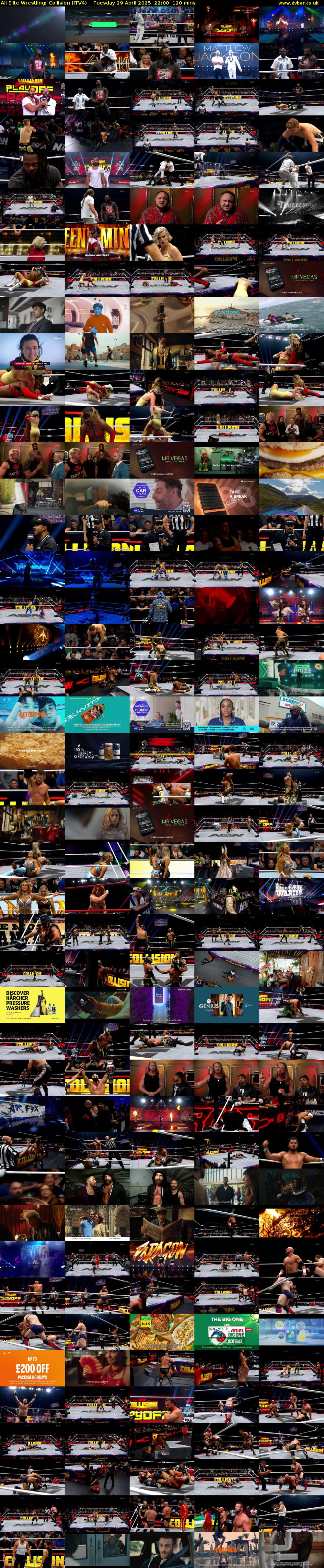 All Elite Wrestling: Collision (ITV4) Tuesday 29 April 2025 22:00 - 00:00