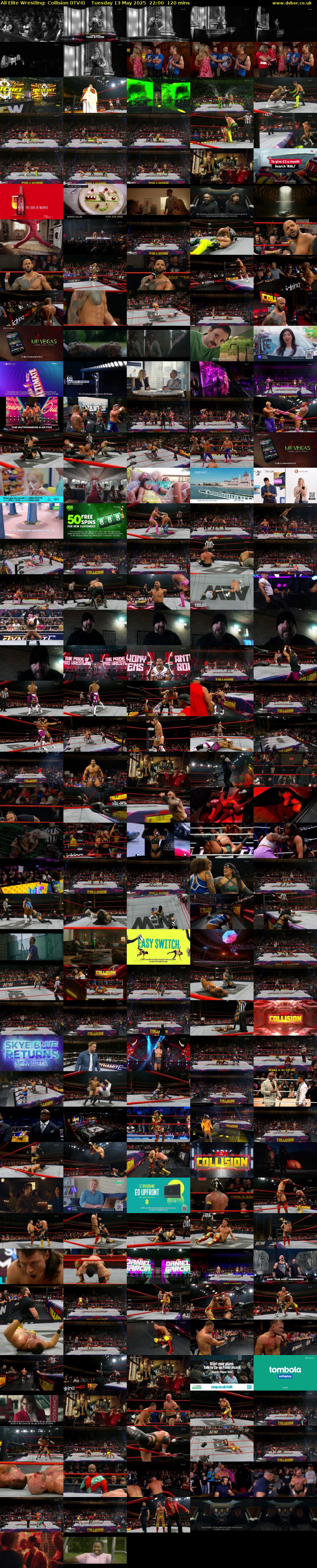 All Elite Wrestling: Collision (ITV4) Tuesday 13 May 2025 22:00 - 00:00