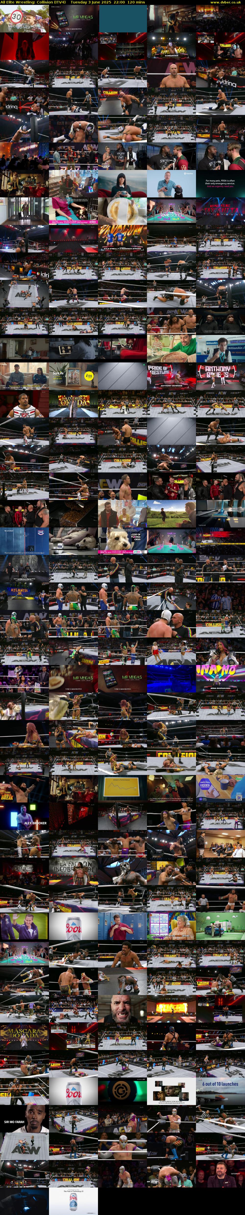 All Elite Wrestling: Collision (ITV4) Tuesday 3 June 2025 22:00 - 00:00