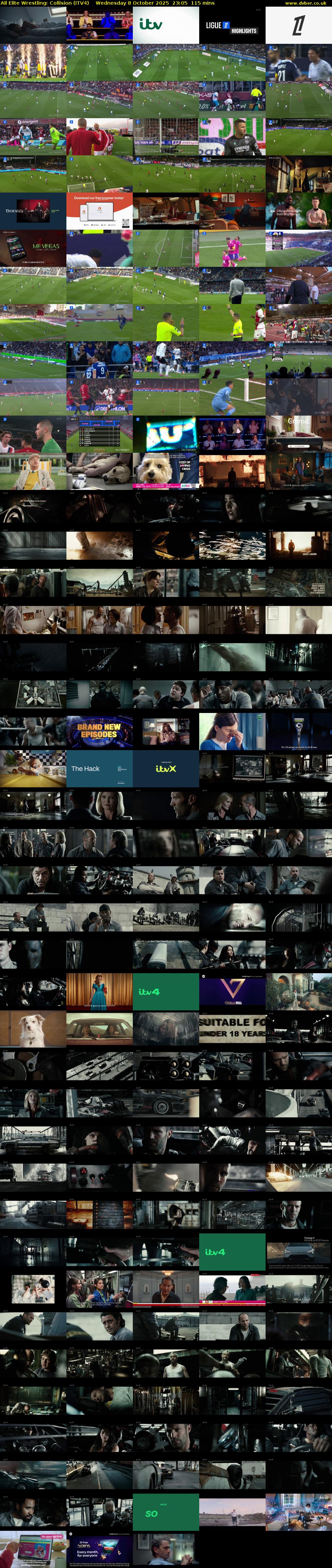 All Elite Wrestling: Collision (ITV4) Wednesday 8 October 2025 23:05 - 01:00