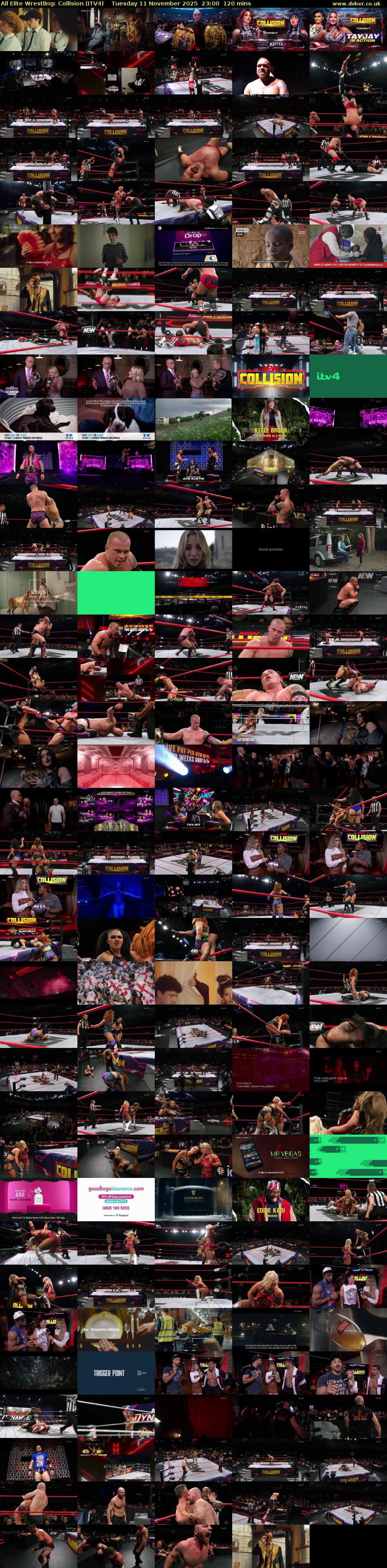 All Elite Wrestling: Collision (ITV4) Tuesday 11 November 2025 23:00 - 01:00