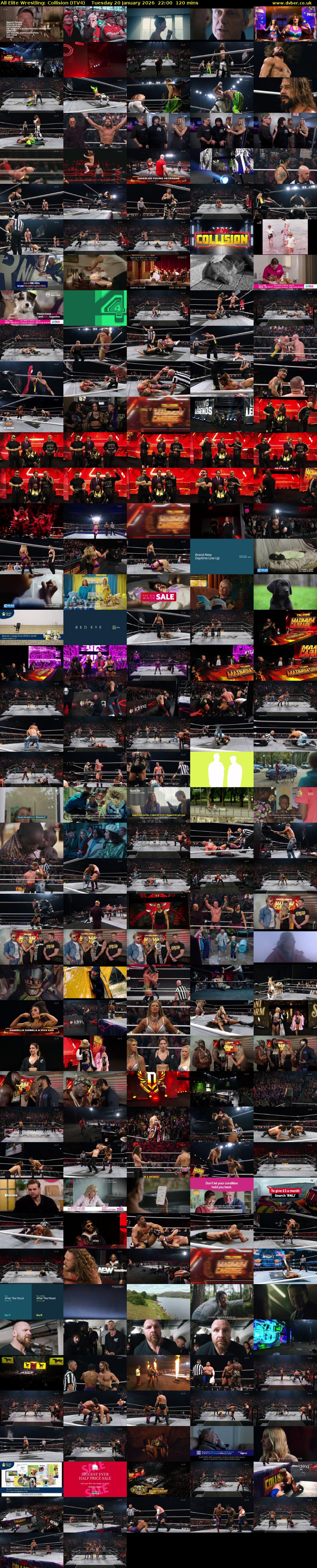 All Elite Wrestling: Collision (ITV4) Tuesday 20 January 2026 22:00 - 00:00