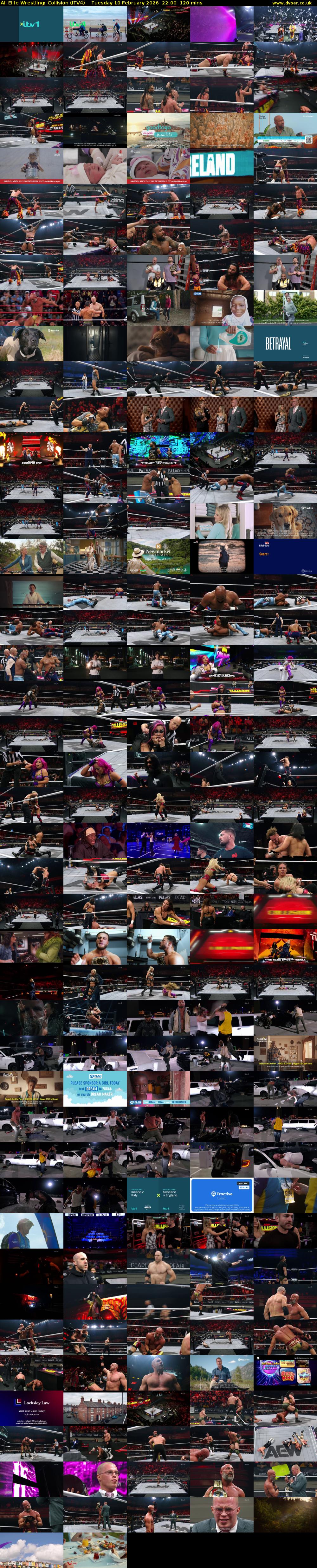 All Elite Wrestling: Collision (ITV4) Tuesday 10 February 2026 22:00 - 00:00