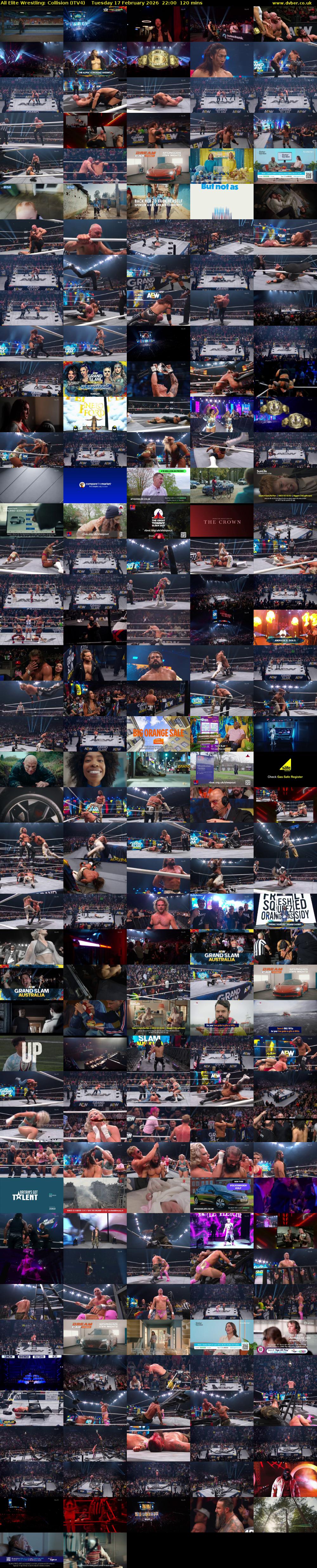 All Elite Wrestling: Collision (ITV4) Tuesday 17 February 2026 22:00 - 00:00