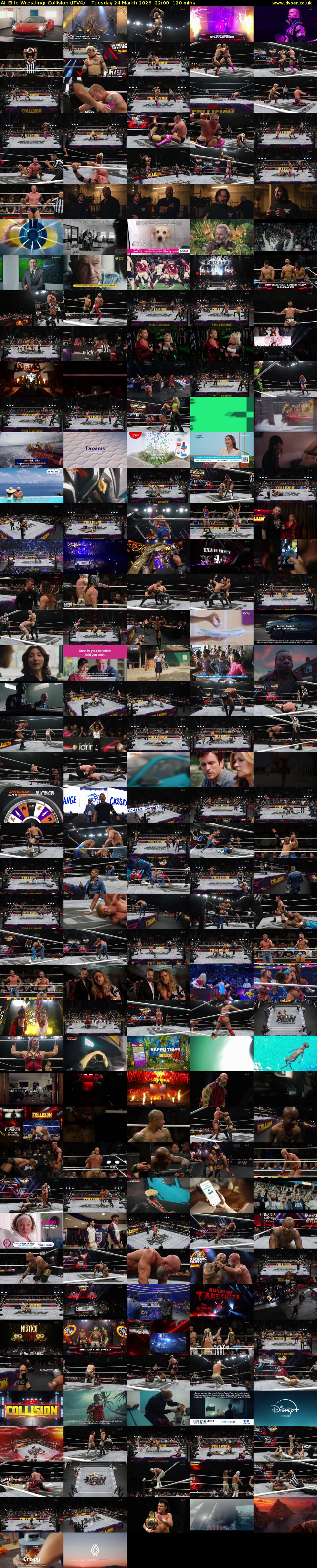 All Elite Wrestling: Collision (ITV4) Tuesday 24 March 2026 22:00 - 00:00