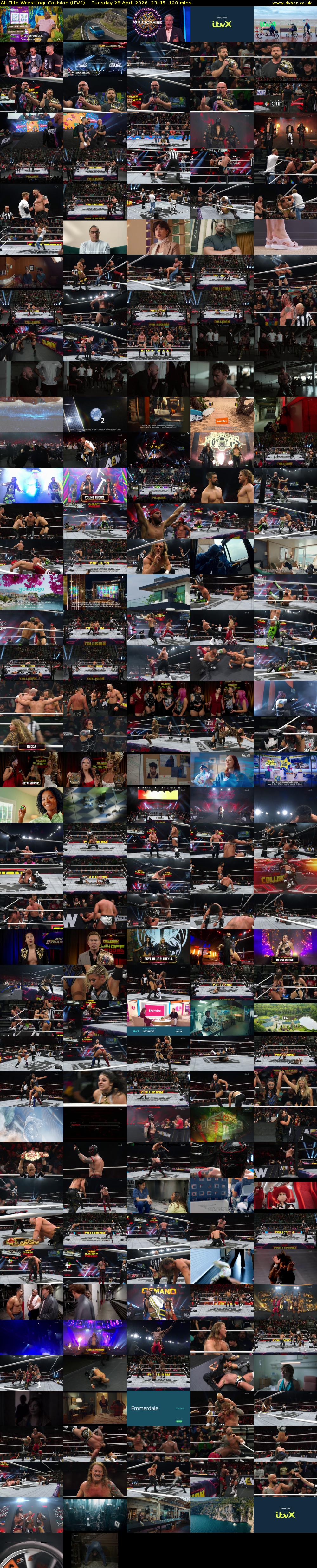 All Elite Wrestling: Collision (ITV4) Tuesday 28 April 2026 23:45 - 01:45