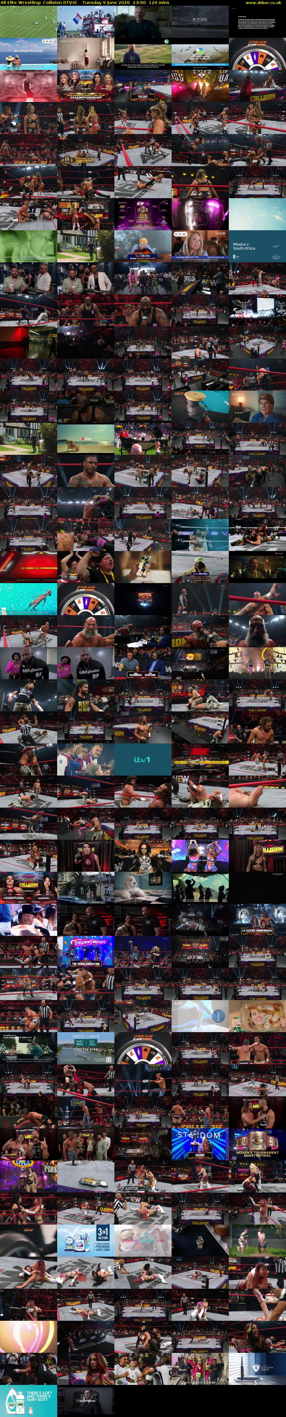 All Elite Wrestling: Collision (ITV4) Tuesday 9 June 2026 23:00 - 01:00