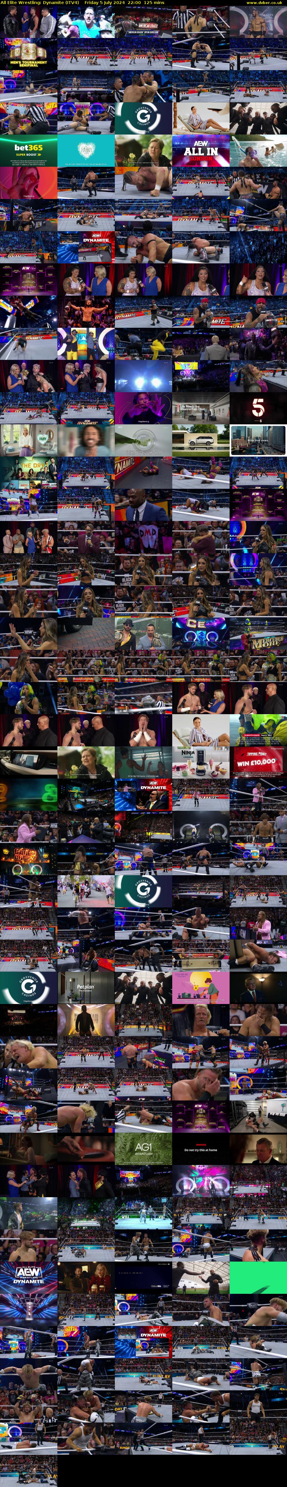 All Elite Wrestling: Dynamite (ITV4) Friday 5 July 2024 22:00 - 00:05