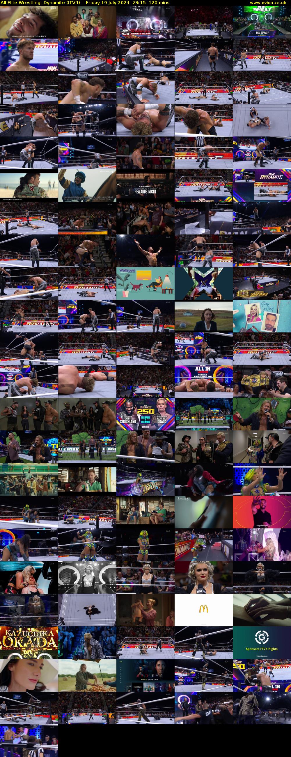 All Elite Wrestling: Dynamite (ITV4) Friday 19 July 2024 23:15 - 01:15