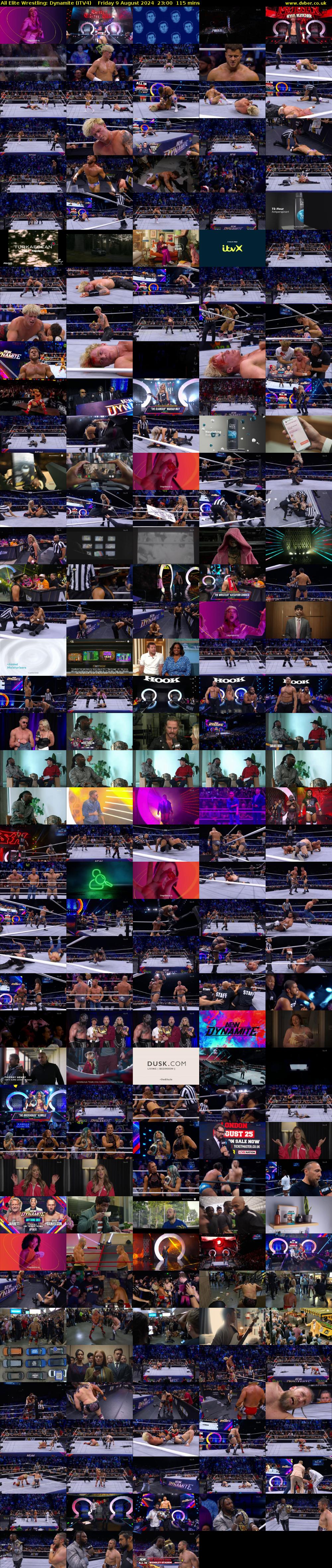 All Elite Wrestling: Dynamite (ITV4) Friday 9 August 2024 23:00 - 00:55