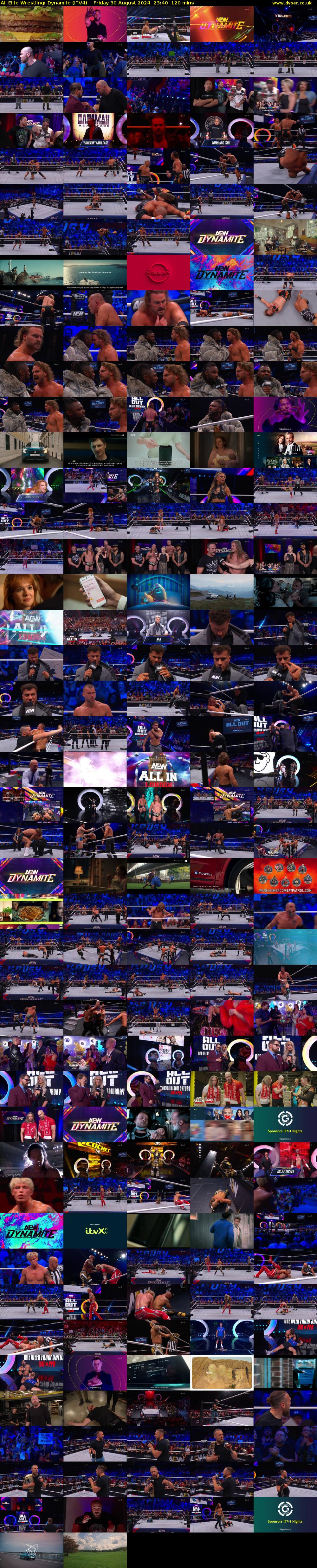 All Elite Wrestling: Dynamite (ITV4) Friday 30 August 2024 23:40 - 01:40