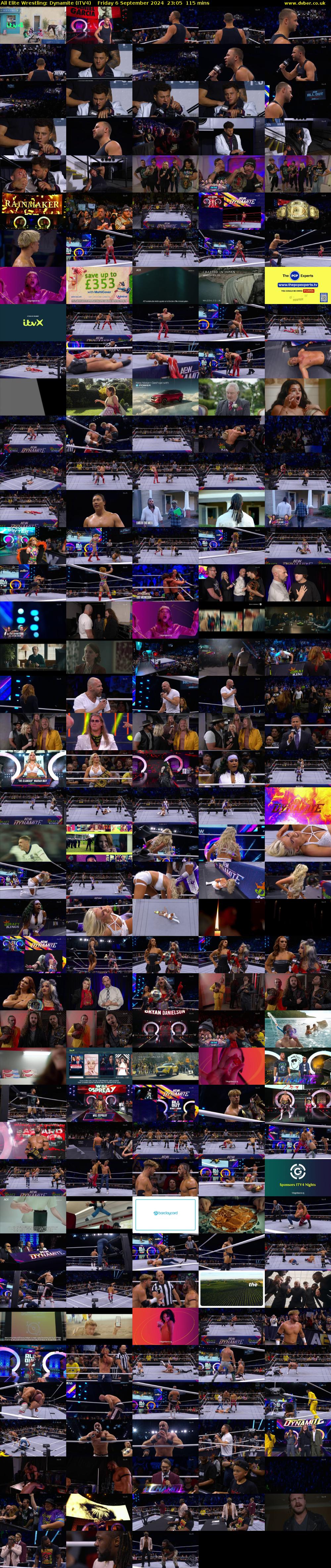 All Elite Wrestling: Dynamite (ITV4) Friday 6 September 2024 23:05 - 01:00