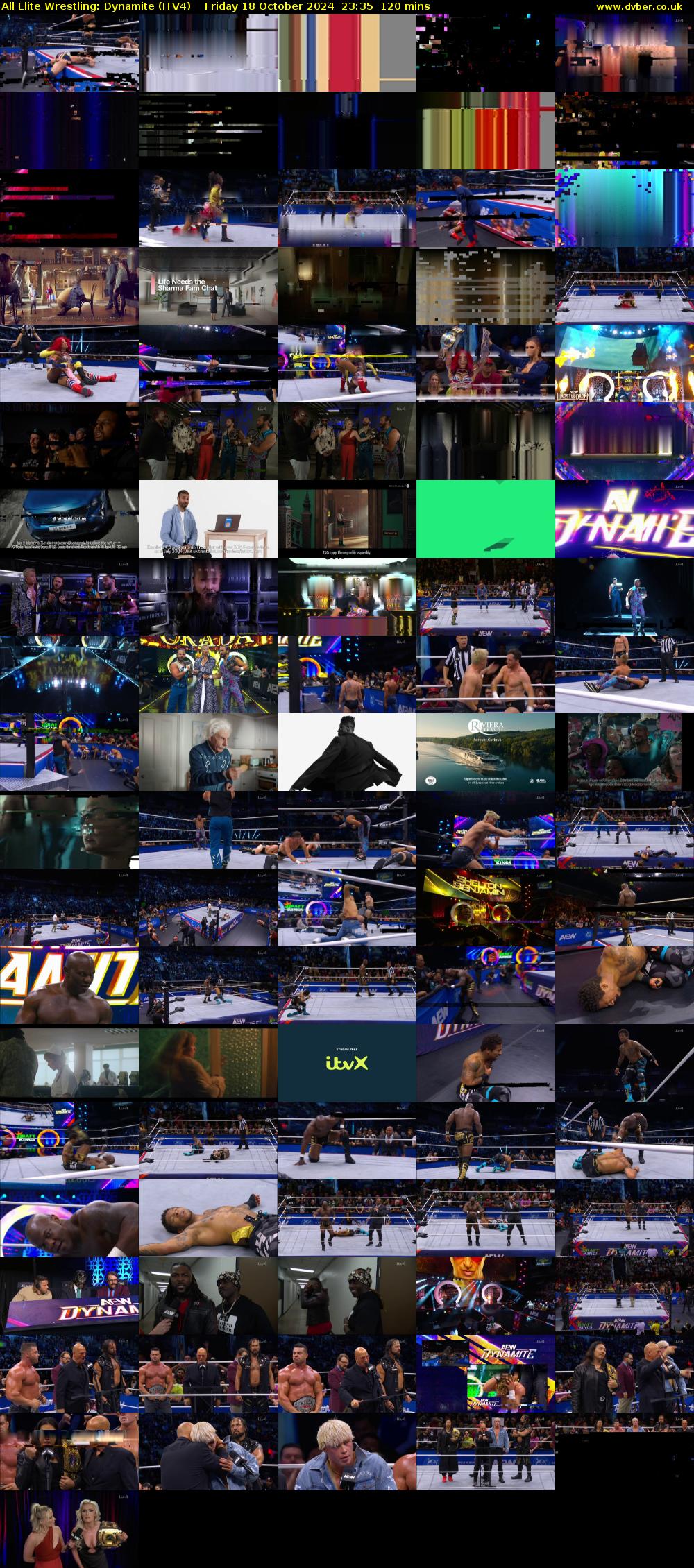 All Elite Wrestling: Dynamite (ITV4) Friday 18 October 2024 23:35 - 01:35