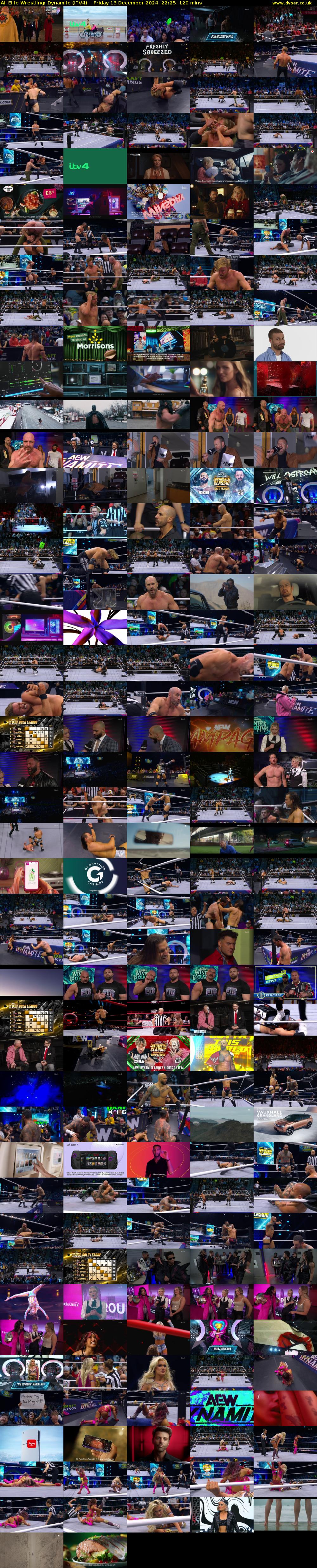All Elite Wrestling: Dynamite (ITV4) Friday 13 December 2024 22:25 - 00:25