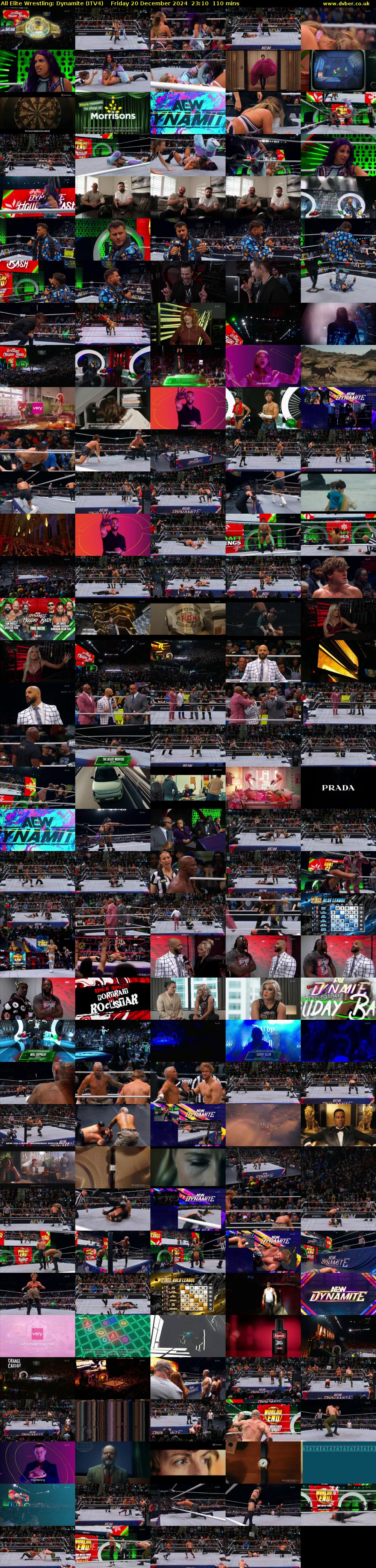 All Elite Wrestling: Dynamite (ITV4) Friday 20 December 2024 23:10 - 01:00