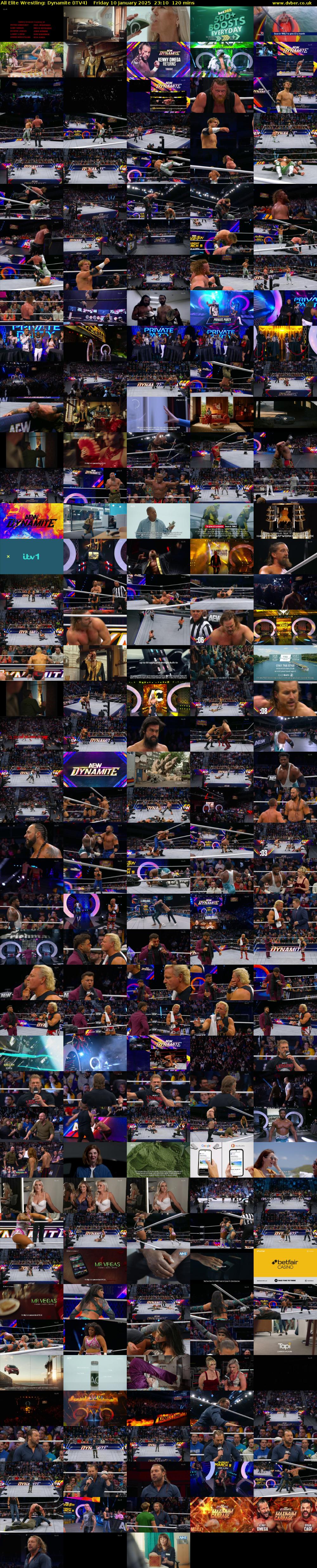 All Elite Wrestling: Dynamite (ITV4) Friday 10 January 2025 23:10 - 01:10