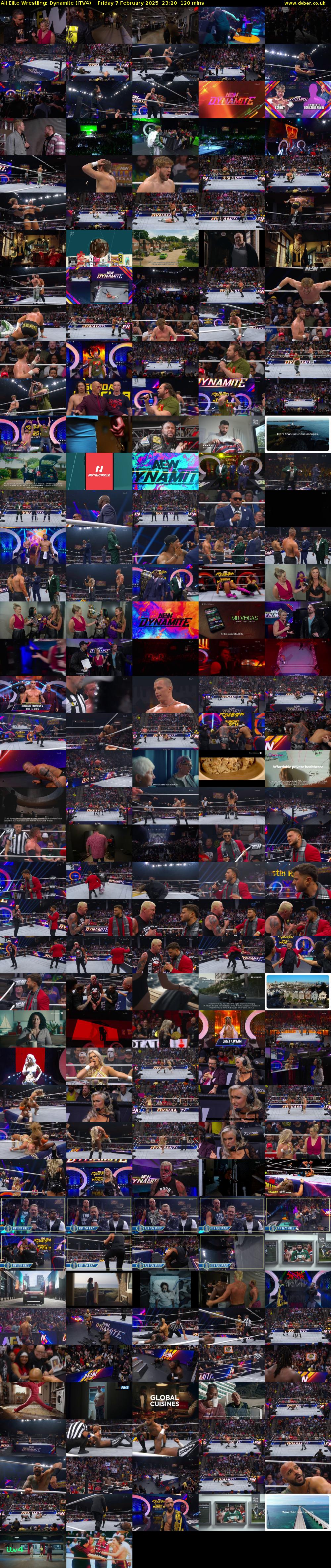 All Elite Wrestling: Dynamite (ITV4) Friday 7 February 2025 23:20 - 01:20
