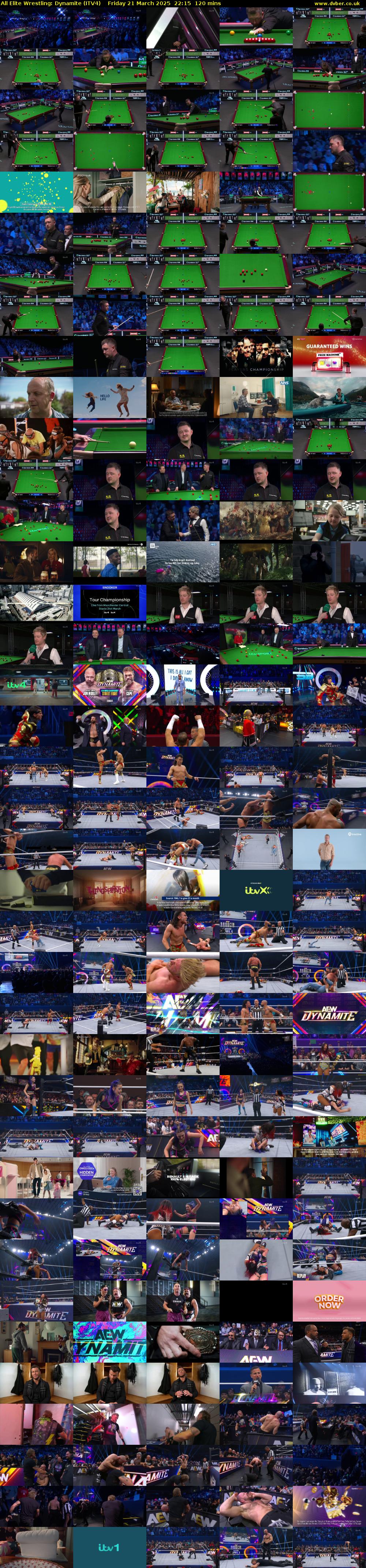 All Elite Wrestling: Dynamite (ITV4) Friday 21 March 2025 22:15 - 00:15