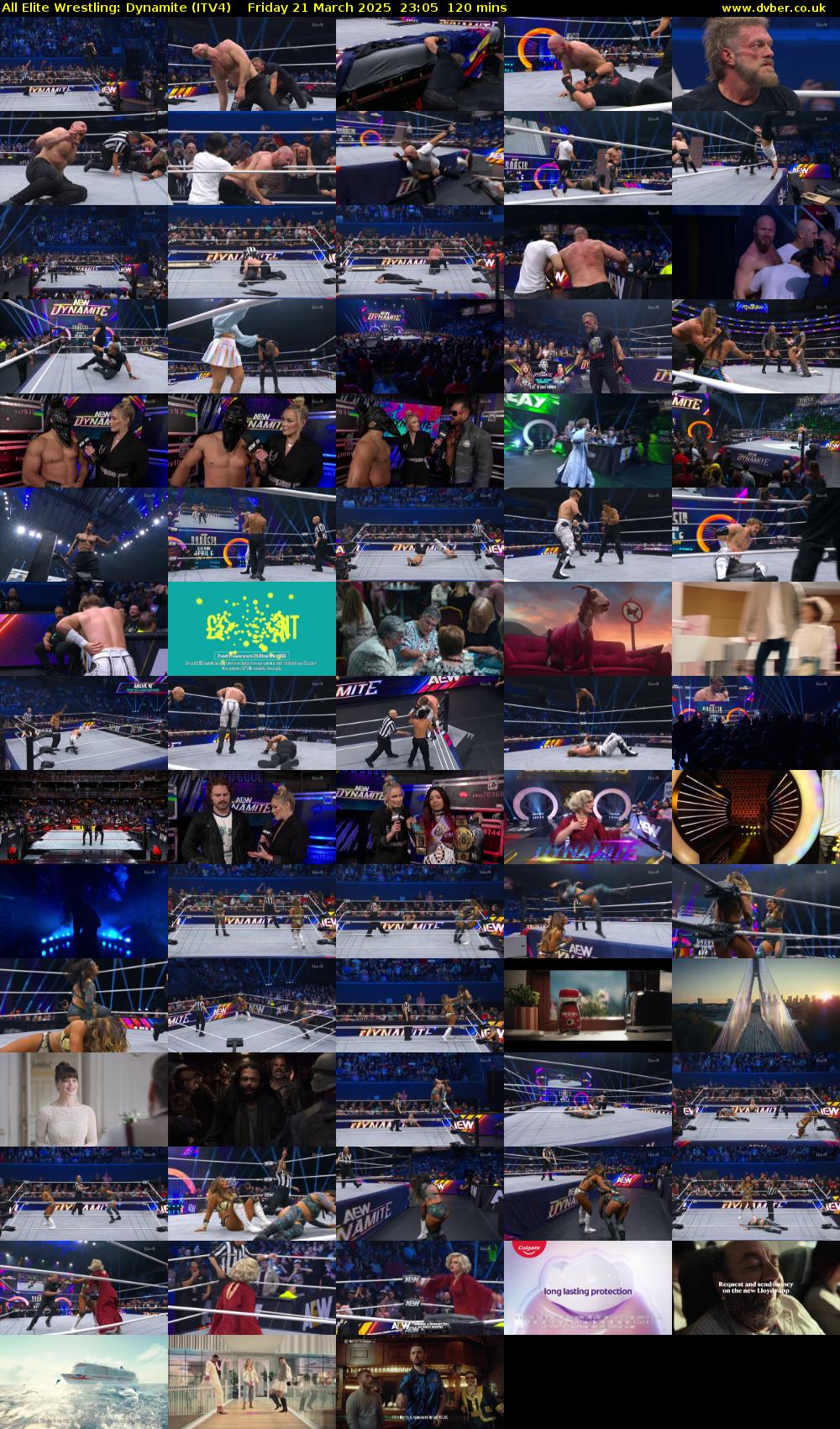 All Elite Wrestling: Dynamite (ITV4) Friday 21 March 2025 23:05 - 01:05