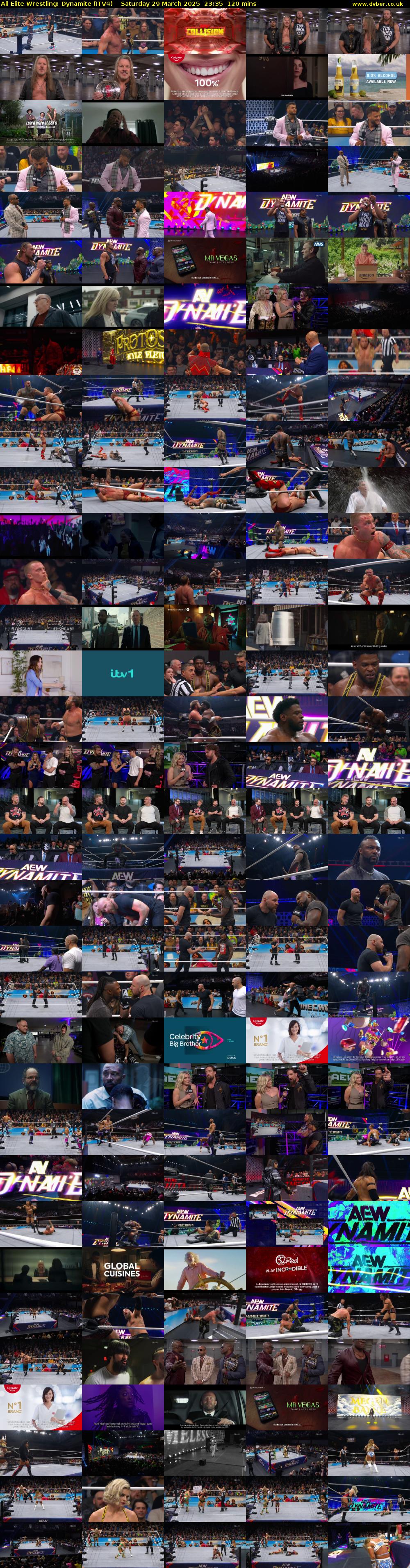 All Elite Wrestling: Dynamite (ITV4) Saturday 29 March 2025 23:35 - 02:35