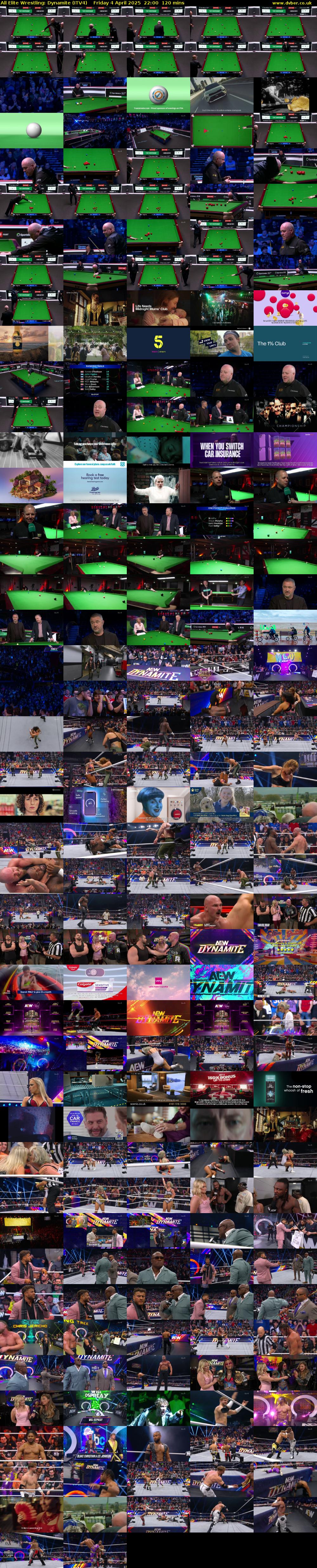 All Elite Wrestling: Dynamite (ITV4) Friday 4 April 2025 22:00 - 00:00