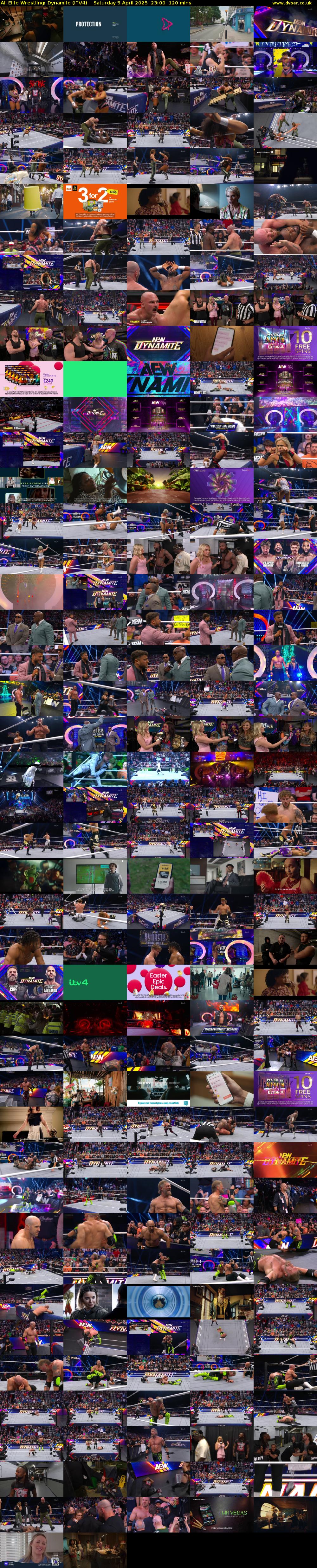 All Elite Wrestling: Dynamite (ITV4) Saturday 5 April 2025 23:00 - 01:00