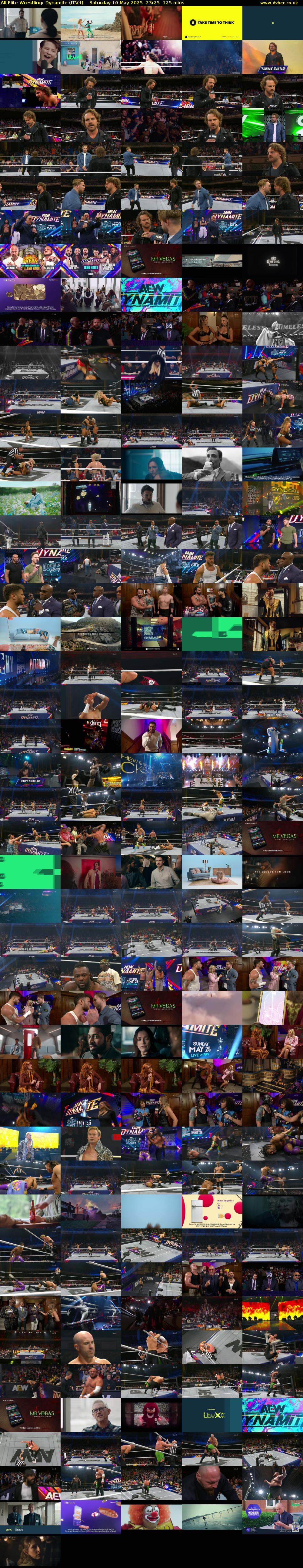 All Elite Wrestling: Dynamite (ITV4) Saturday 10 May 2025 23:25 - 01:30