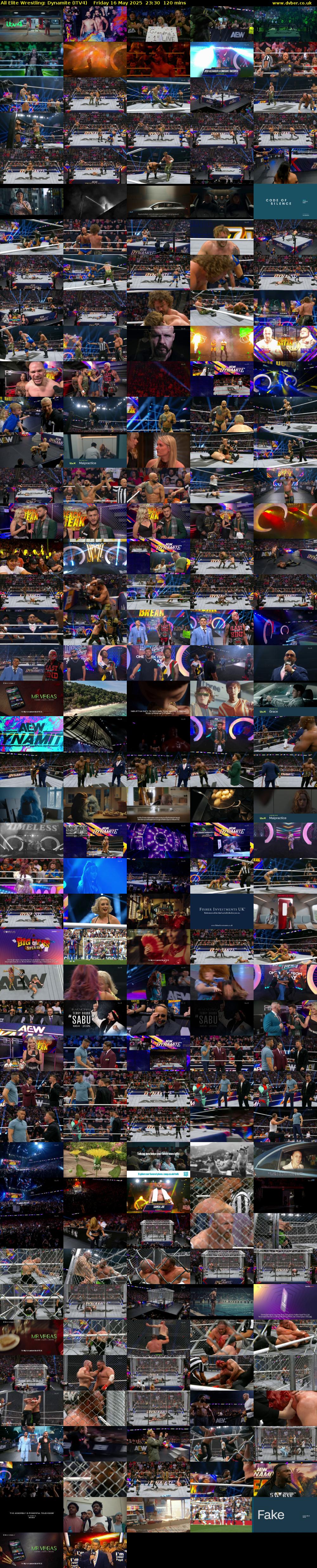 All Elite Wrestling: Dynamite (ITV4) Friday 16 May 2025 23:30 - 01:30