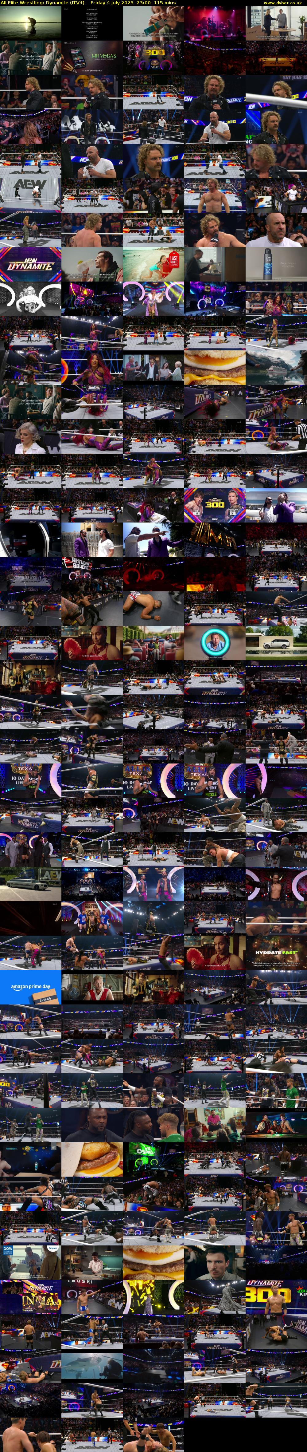 All Elite Wrestling: Dynamite (ITV4) Friday 4 July 2025 23:00 - 00:55