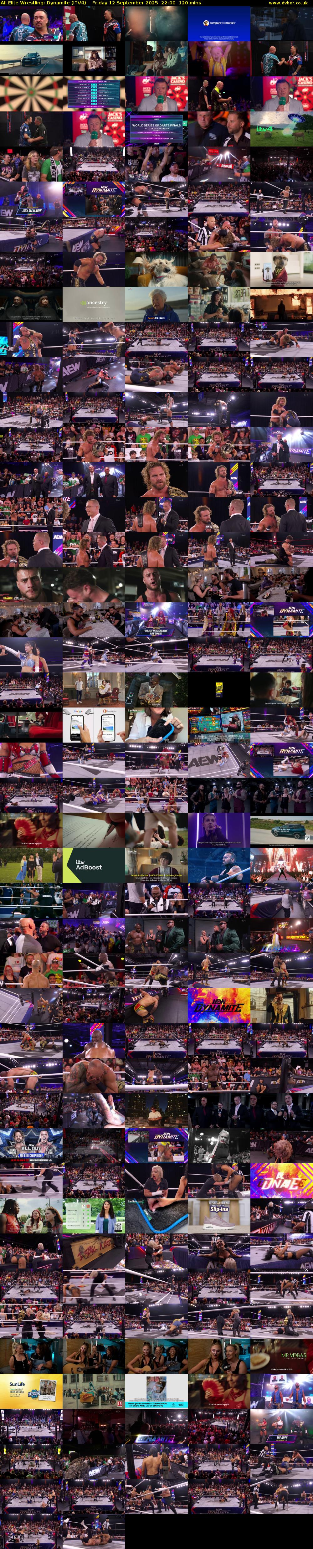 All Elite Wrestling: Dynamite (ITV4) Friday 12 September 2025 22:00 - 00:00