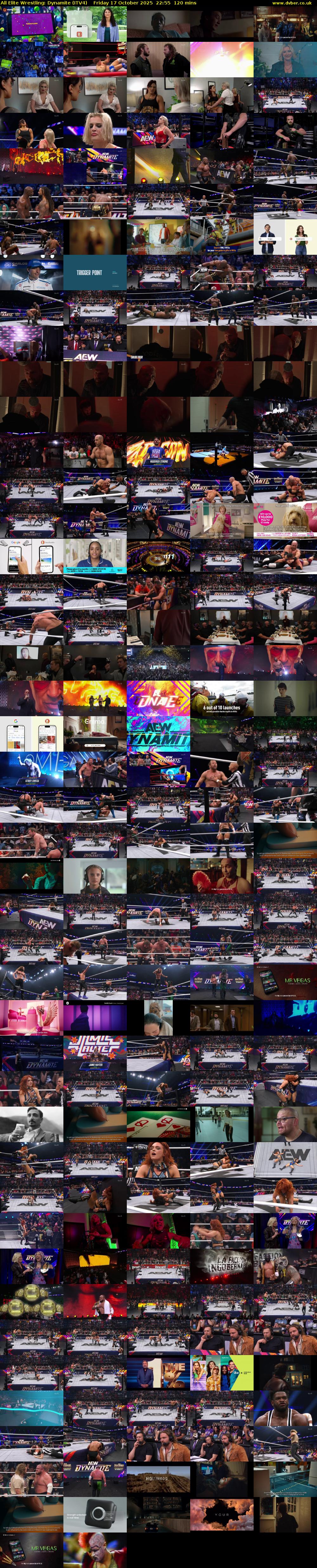 All Elite Wrestling: Dynamite (ITV4) Friday 17 October 2025 22:55 - 00:55