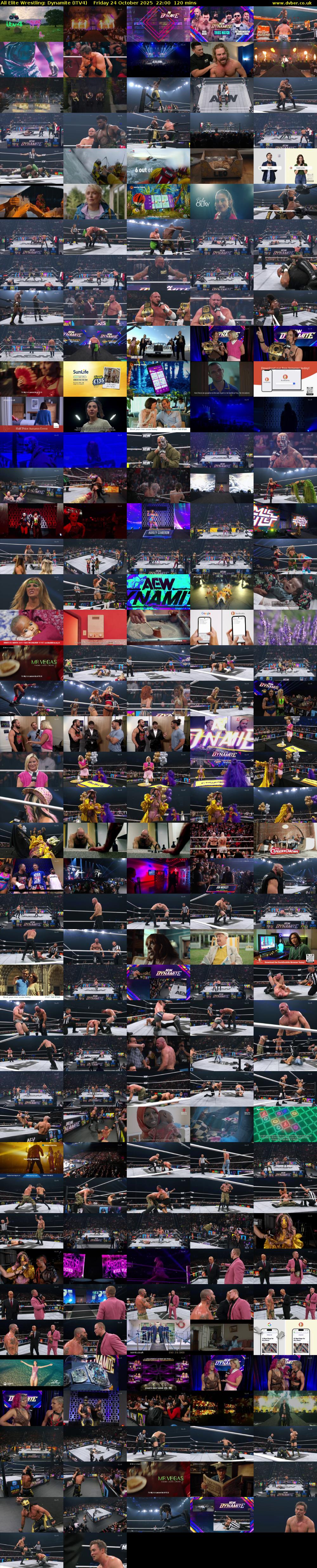 All Elite Wrestling: Dynamite (ITV4) Friday 24 October 2025 22:00 - 00:00