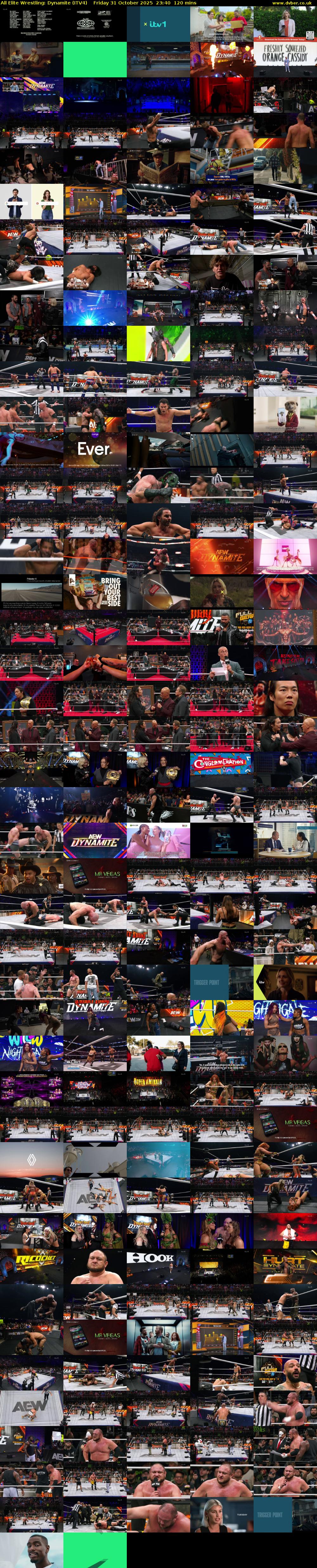 All Elite Wrestling: Dynamite (ITV4) Friday 31 October 2025 23:40 - 01:40