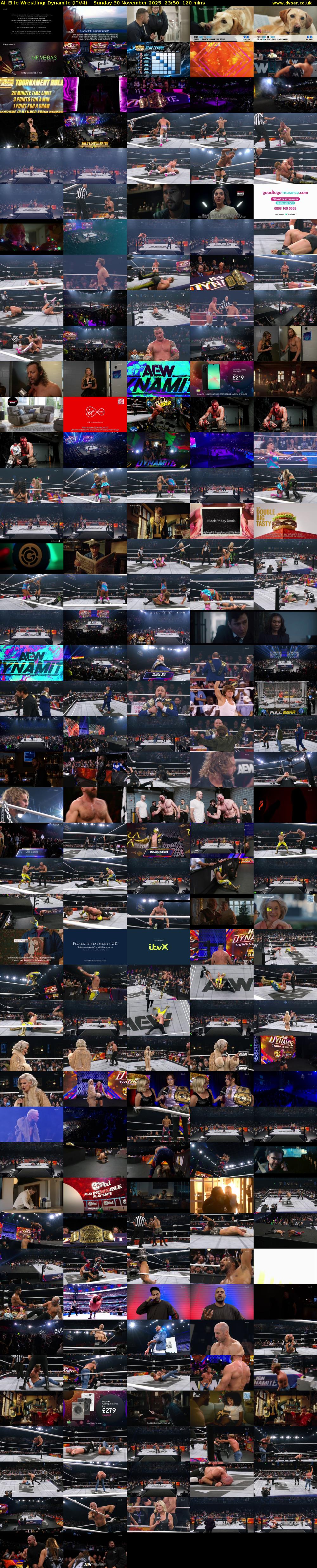 All Elite Wrestling: Dynamite (ITV4) Sunday 30 November 2025 23:50 - 01:50