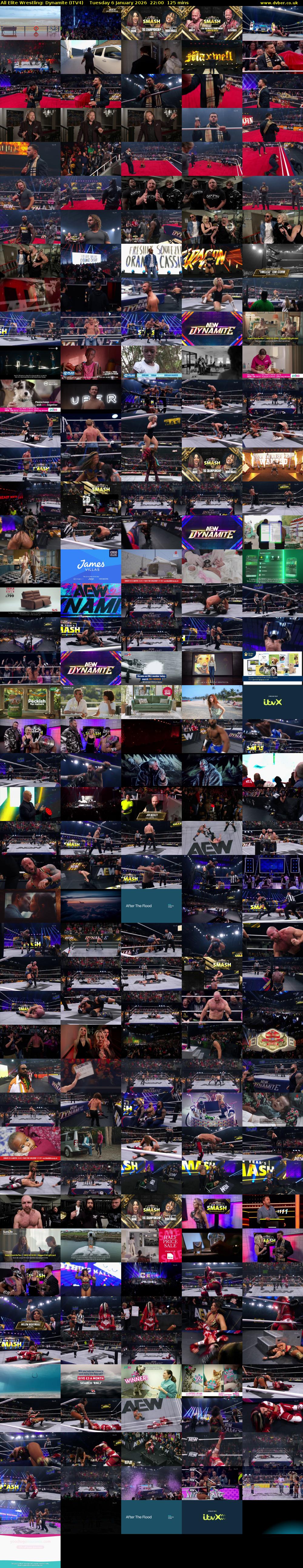 All Elite Wrestling: Dynamite (ITV4) Tuesday 6 January 2026 22:00 - 00:05