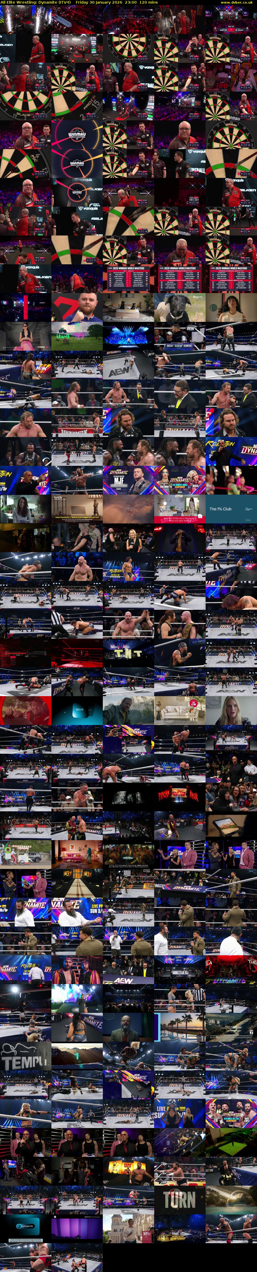 All Elite Wrestling: Dynamite (ITV4) Friday 30 January 2026 23:00 - 01:00