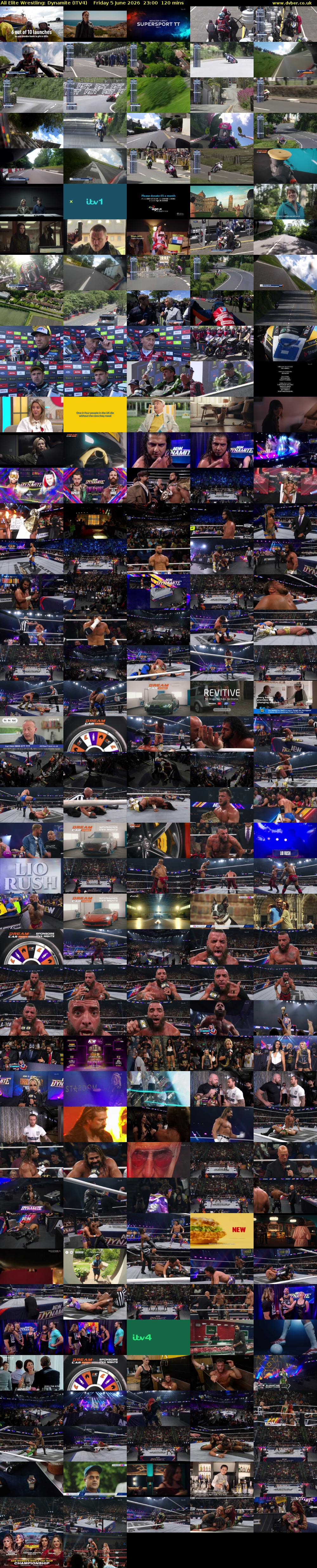 All Elite Wrestling: Dynamite (ITV4) Friday 5 June 2026 23:00 - 01:00