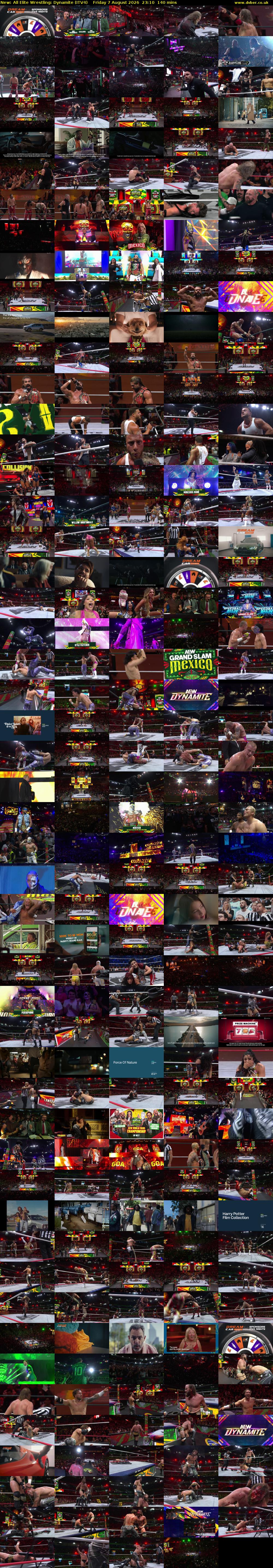 All Elite Wrestling: Dynamite (ITV4) Friday 7 August 2026 23:10 - 01:30